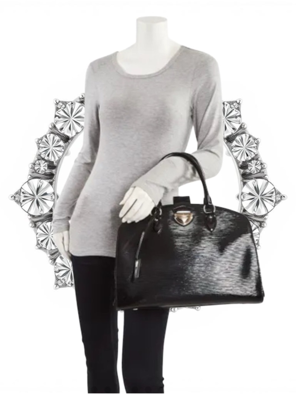 Louis Vuitton Electric Epi Pont Neuf GM with silver lock/key!